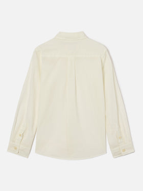 Camisa Cream Chemise Jr de voile de algodón 