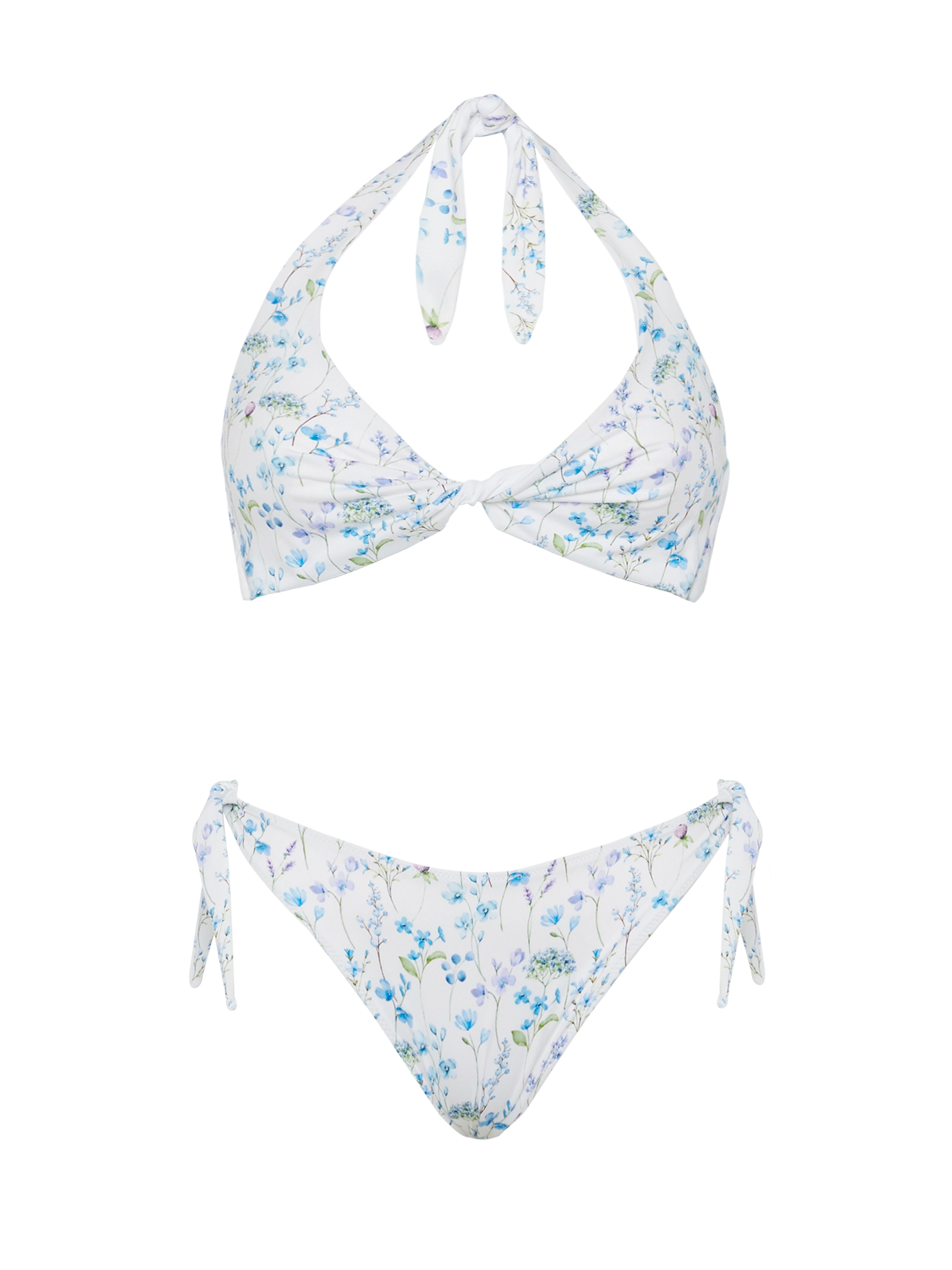 Classic triangle bikini Leda Yali with floral print - MC2 Saint Barth