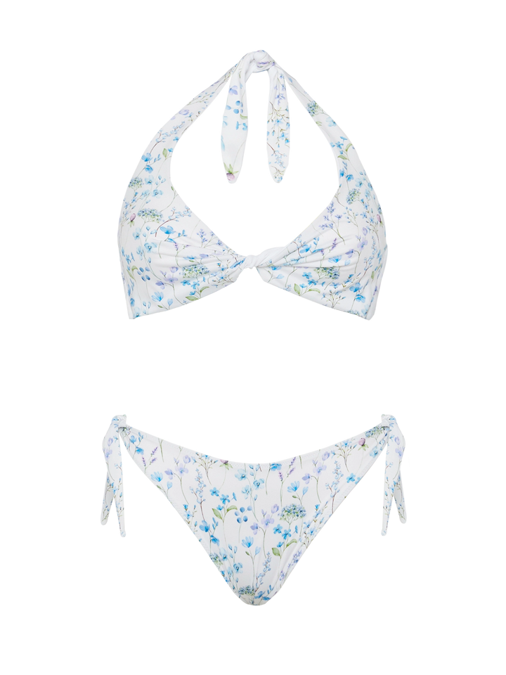 Classic triangle bikini Leda Yali with floral print - MC2 Saint Barth