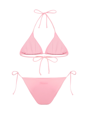 Leah Marielle pink bikini with triangle top and classic briefs - MC2 Saint Barth