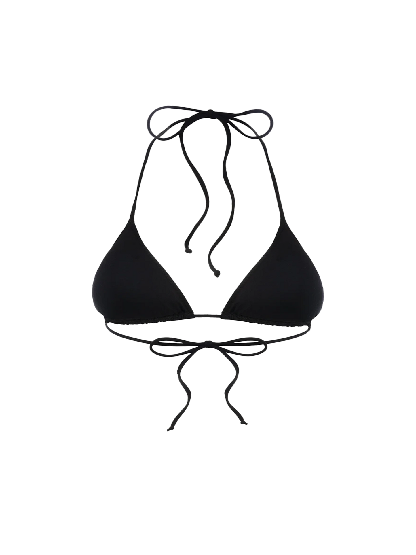 Woman black triangle top swimsuit Leah - MC2 Saint Barth