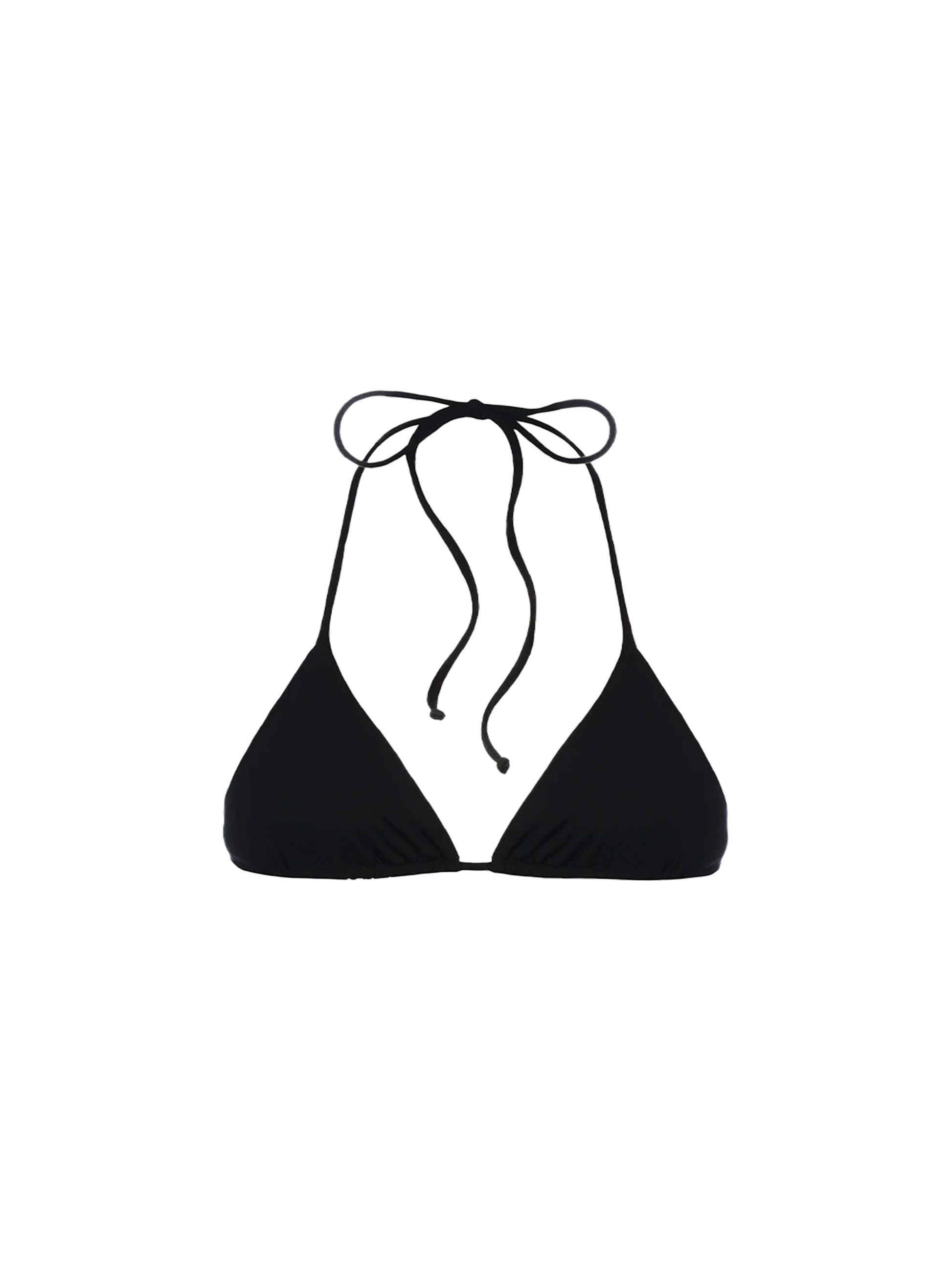 Woman black triangle top swimsuit Leah - MC2 Saint Barth