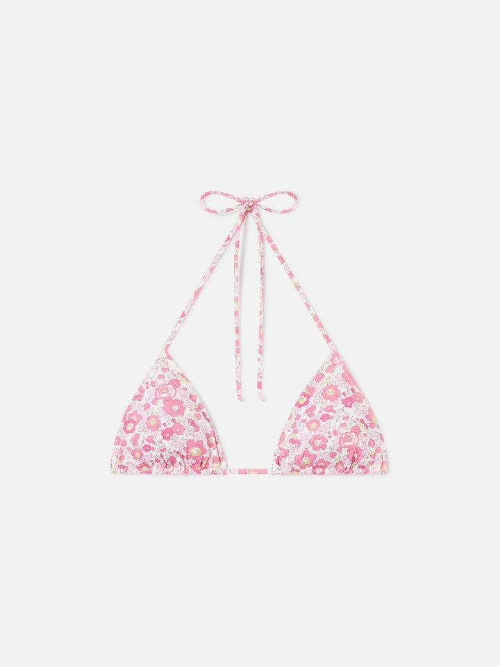 Damen-Bikinioberteil Betsy mit Triangel-Cups Leah | MADE WITH LIBERTY FABRIC 