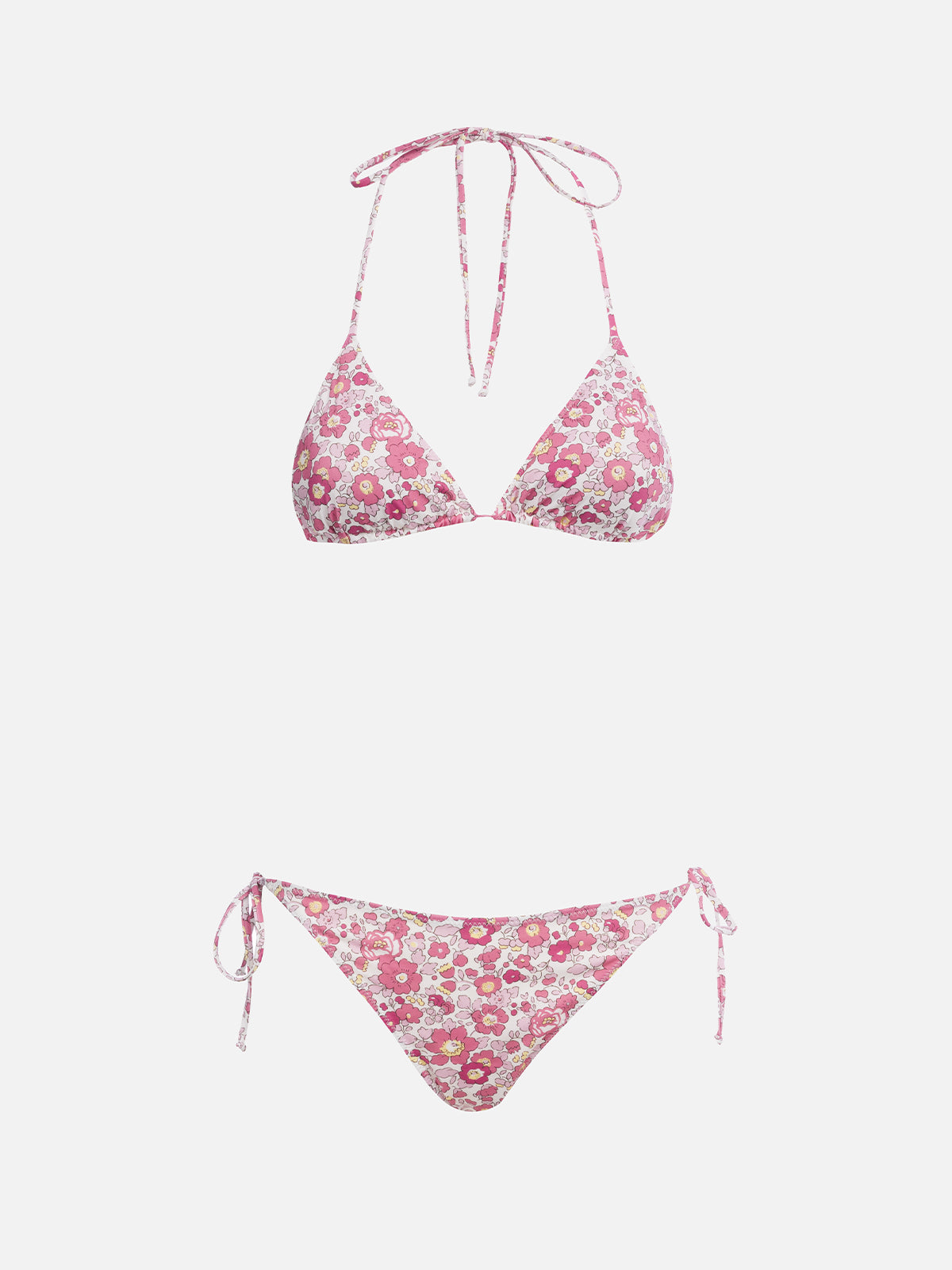 Woman Betsy triangle bikini Leah Virgo | MADE WITH LIBERTY FABRIC