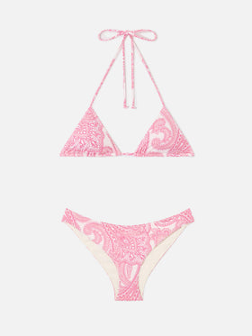Bikini triangle Leah Lido rose paisley 