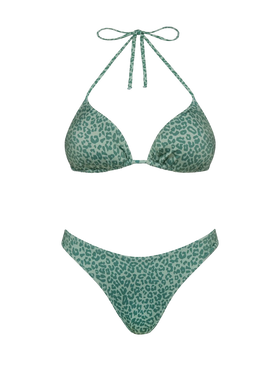 Triangle bikini Leah Naomi with animalier print - MC2 Saint Barth