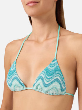 Leah Naomi water green raschel degradé bikini