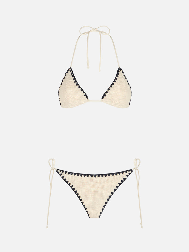 Gehäkelter Triangel-Bikini für Damen Leah Marielle 