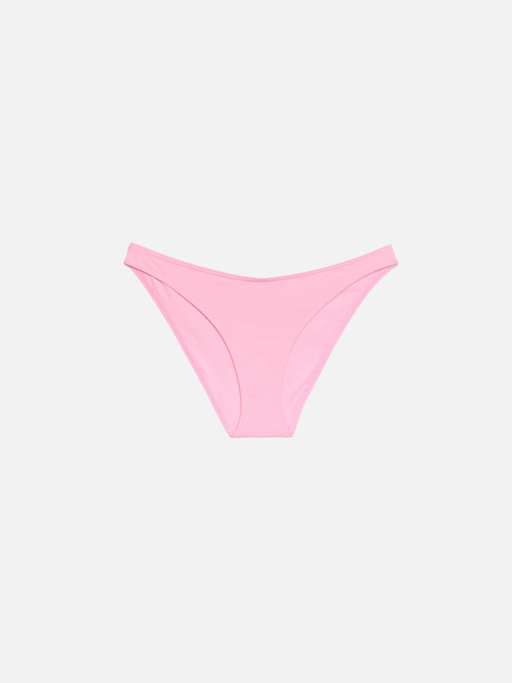 Marielle pink classic swim briefs - Judy pink bralette beach top Judy - MC2 Saint Barth