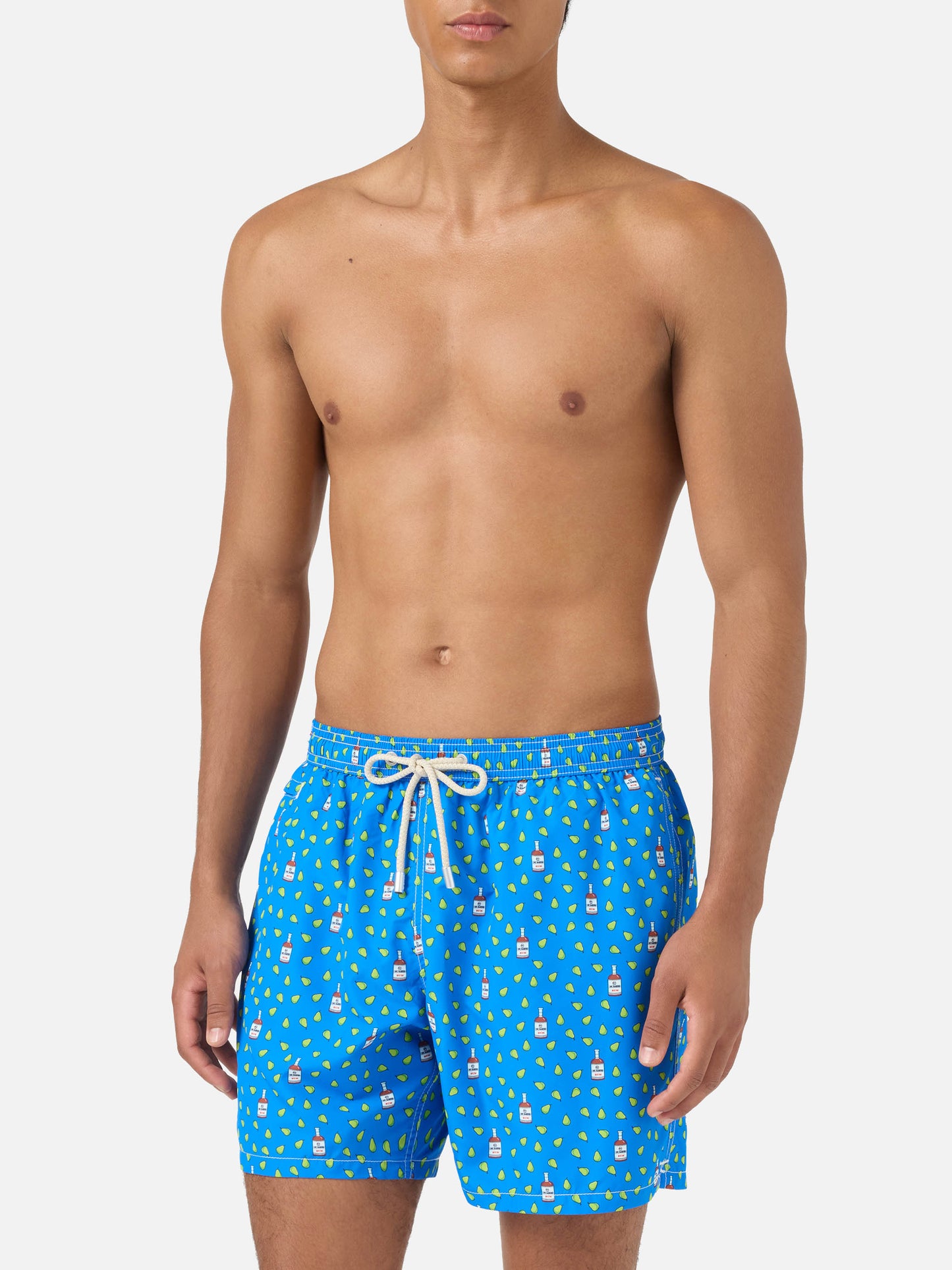 Lighting Micro Fantasy green rum and pear print swim shorts