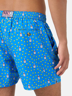 Lighting Micro Fantasy green rum and pear print swim shorts