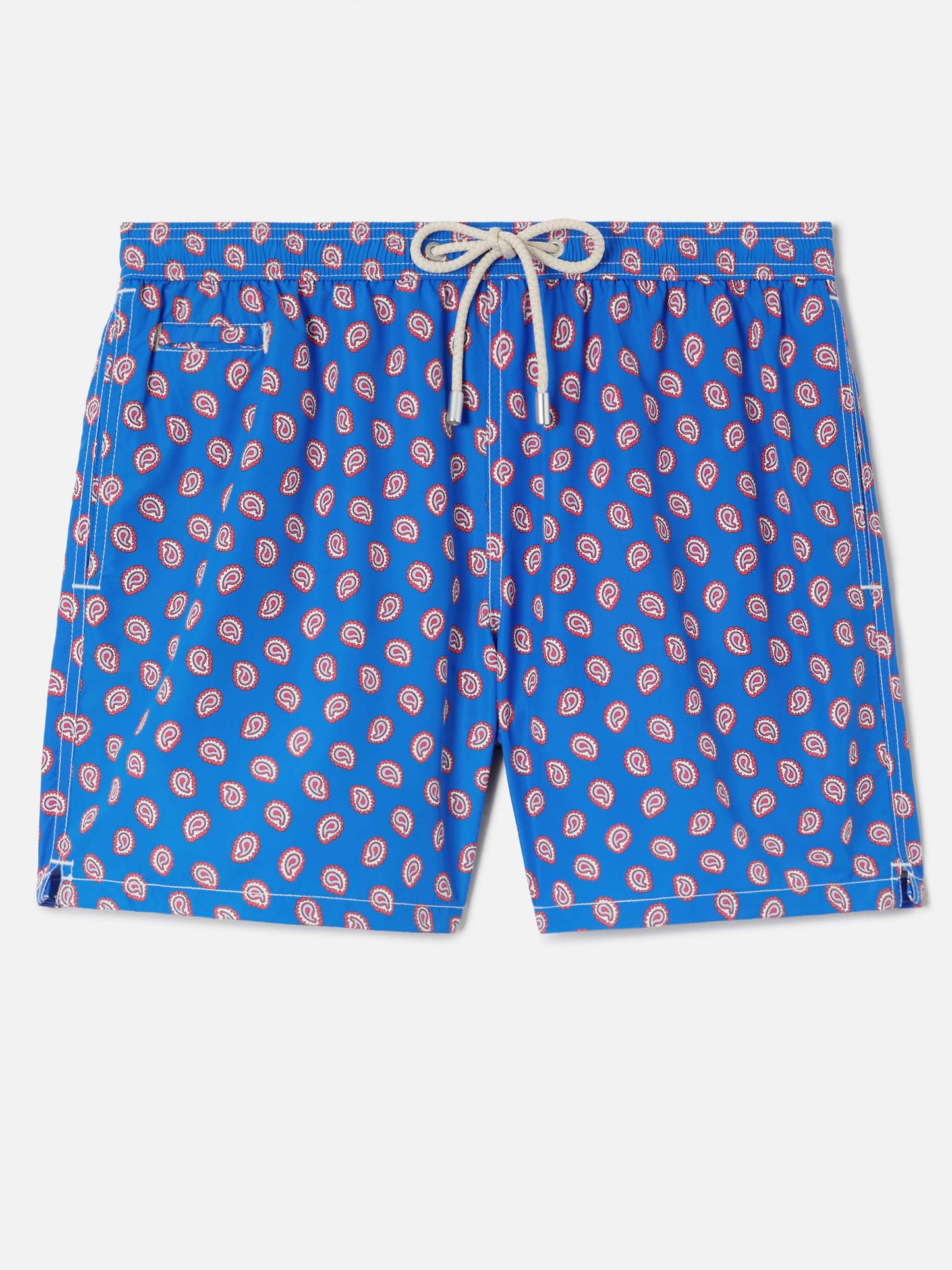 Lightweight fabric swim shorts Lighting with paisley  print