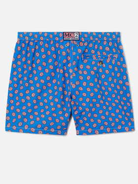 Lightweight fabric swim shorts Lighting with paisley  print