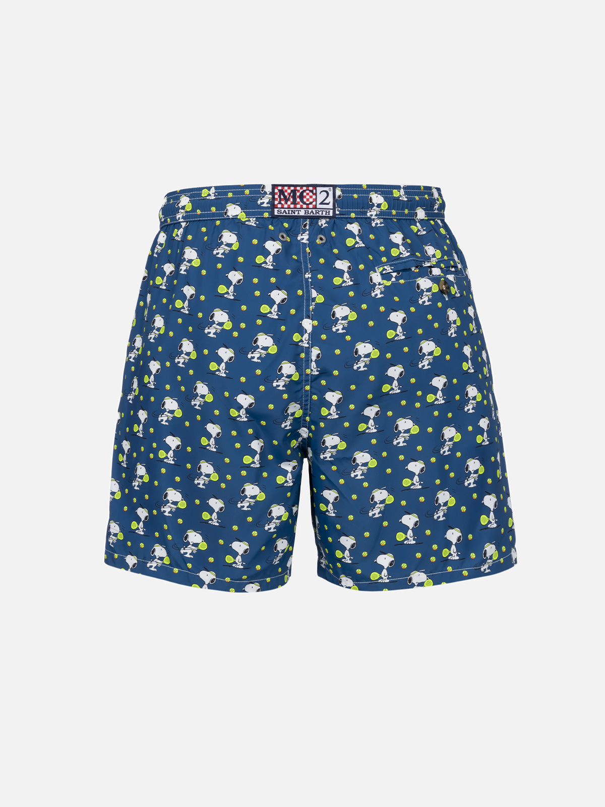 Man lightweight fabric swim-shorts Lighting Micro Fantasy with Snoopy padel print | SNOOPY PEANUTS™ SPECIAL EDITION - MC2 Saint Barth
