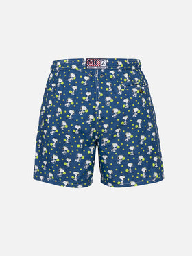 Man lightweight fabric swim-shorts Lighting Micro Fantasy with Snoopy padel print | SNOOPY PEANUTS™ SPECIAL EDITION - MC2 Saint Barth