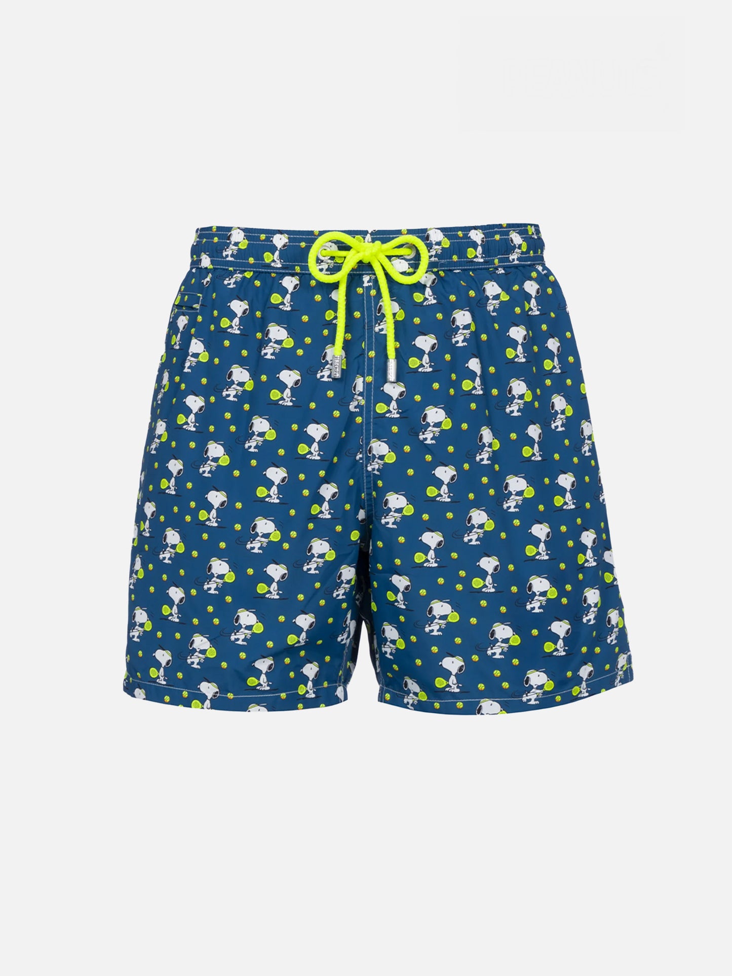 Man lightweight fabric swim-shorts Lighting Micro Fantasy with Snoopy padel print | SNOOPY PEANUTS™ SPECIAL EDITION