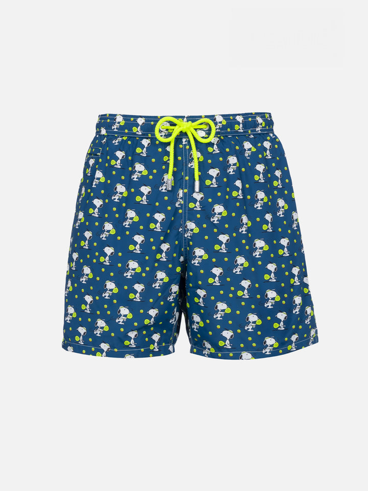Herren-Badeshorts aus leichtem Stoff Lighting Micro Fantasy mit Snoopy-Padel-Aufdruck | SNOOPY PEANUTS™ SONDEREDITION