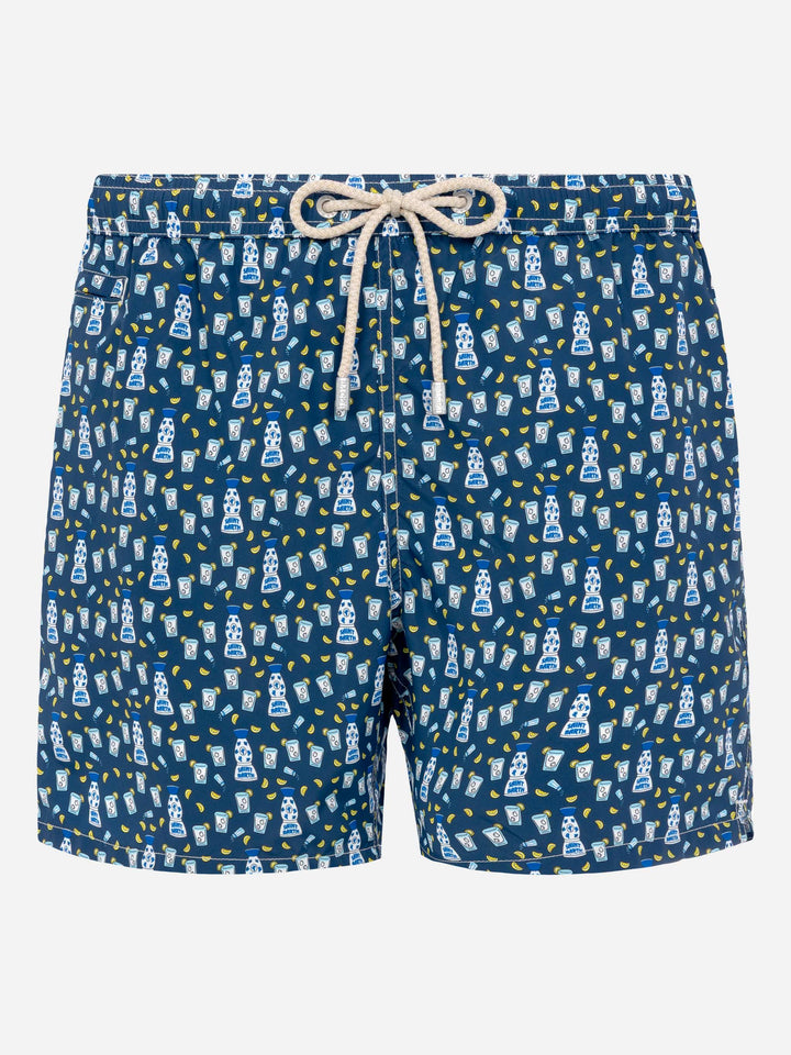 Badeshorts aus leichtem Stoff „Lighting“ mit Tequila-Print
