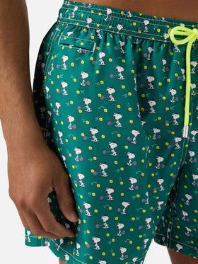 Green Lighting Micro swim shorts with Snoopy tennis print | Special Edition