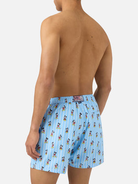Striped Lighting Micro swim shorts with Mickey Mouse print | Special Edition
