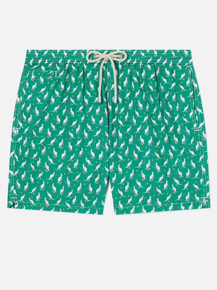 Herren-Badeshorts aus leichtem Stoff Lighting Micro Fantasy mit Känguru-Print | AUSTRALIAN BRAND SPECIAL EDITION