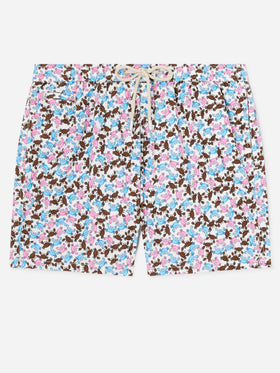 Herren-Badeshorts aus leichtem Stoff Lighting Micro Fantasy mit Krabben-Print