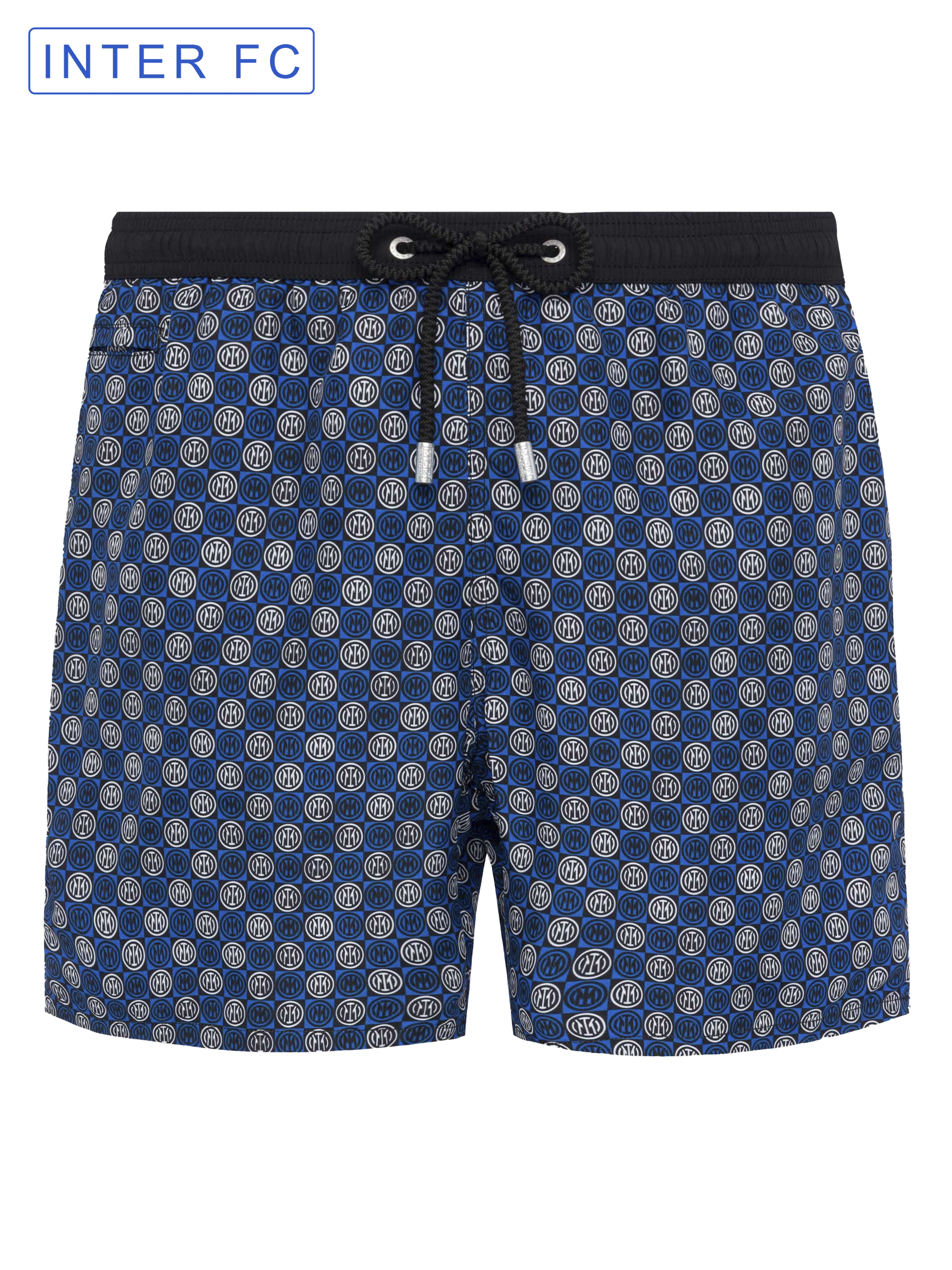 Lightweight fabric swim shorts Lighting with Inter print | INTER FC SPECIAL EDITION - MC2 Saint Barth