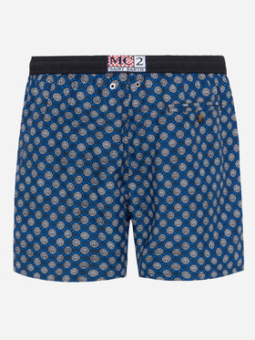 Lightweight fabric swim shorts Lighting with Inter print | INTER FC SPECIAL EDITION - MC2 Saint Barth