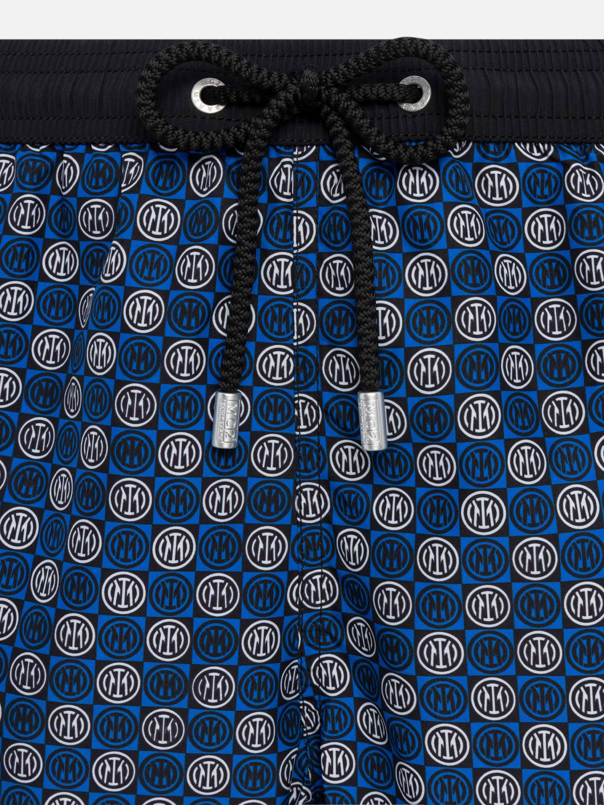 Lightweight fabric swim shorts Lighting with Inter print | INTER FC SPECIAL EDITION - MC2 Saint Barth