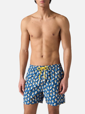 Lightweight fabric swim-shorts Lighting with Estathè pack print | ESTATHE' FERRERO SPECIAL EDITION