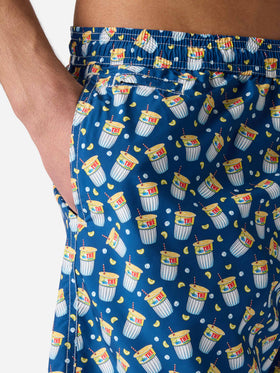 Lightweight fabric swim-shorts Lighting with Estathè pack print | ESTATHE' FERRERO SPECIAL EDITION