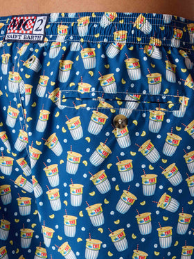 Lightweight fabric swim-shorts Lighting with Estathè pack print | ESTATHE' FERRERO SPECIAL EDITION