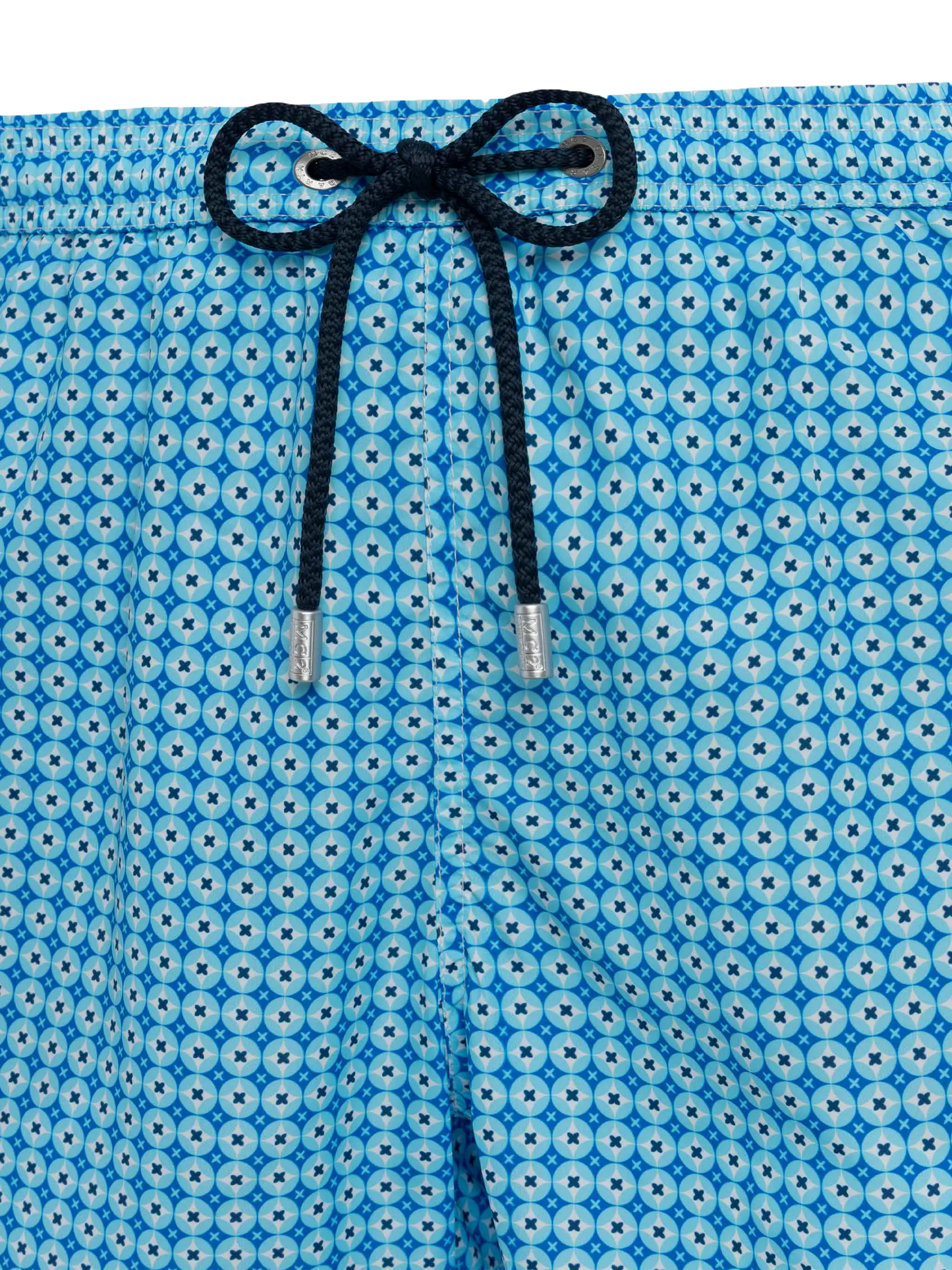 Lightweight fabric swim shorts Lighting with sporty geometric print - MC2 Saint Barth