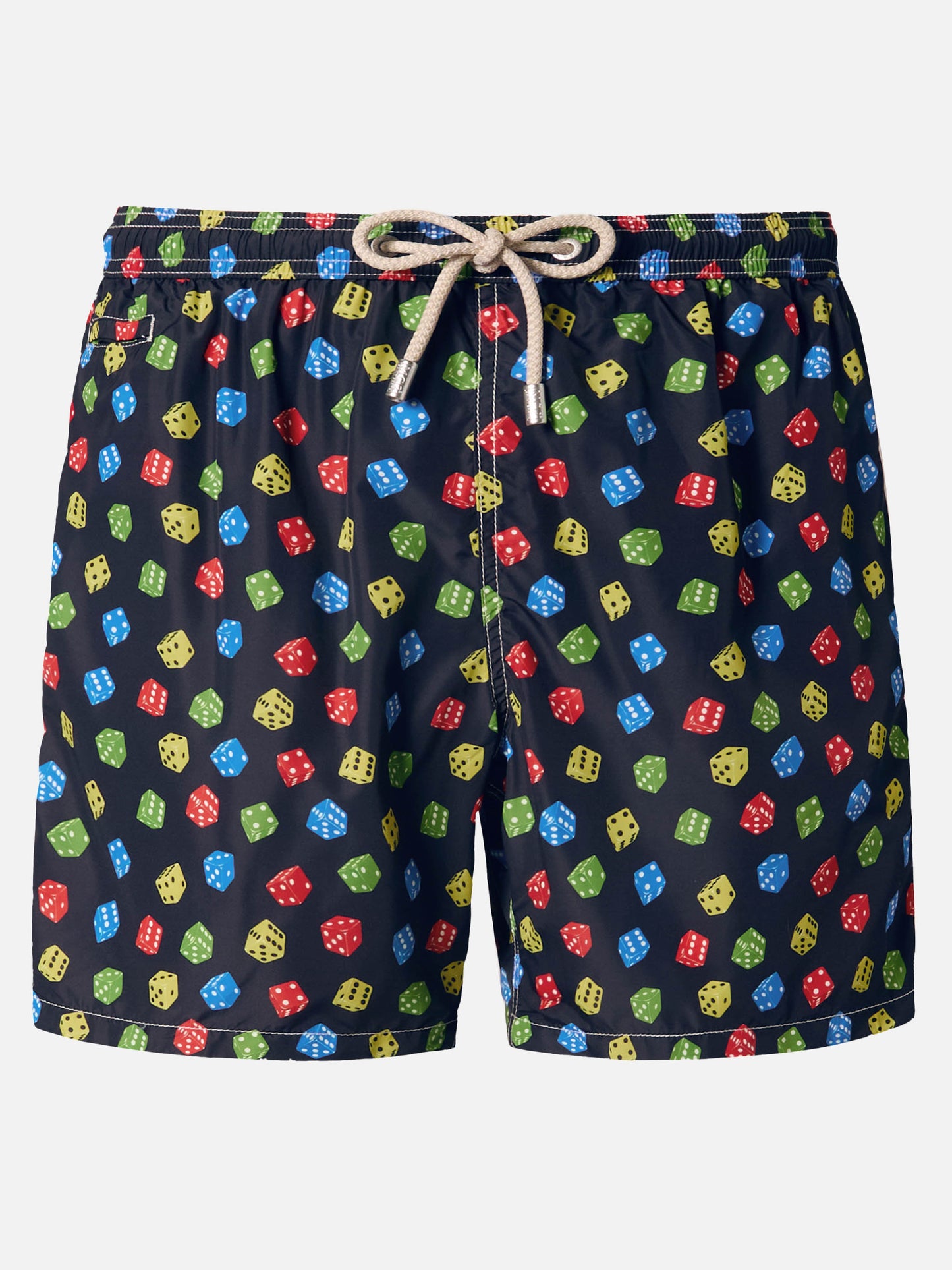 Boxer mare Lighting in tessuto leggero con stampa dadi