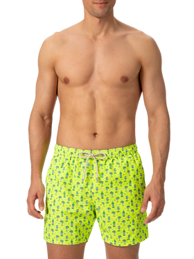 Lightweight fabric swim shorts Lighting with cocktail print - MC2 Saint Barth