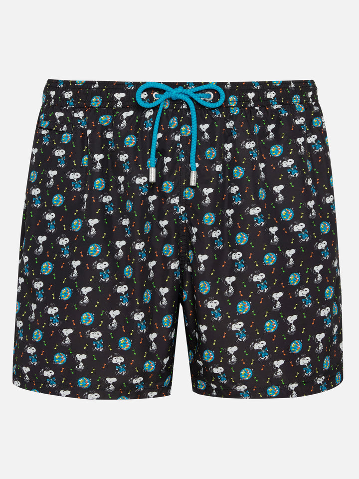 Costume da bagno da uomo in tessuto leggero con stampa Snoopy| Edizione speciale Peanuts®