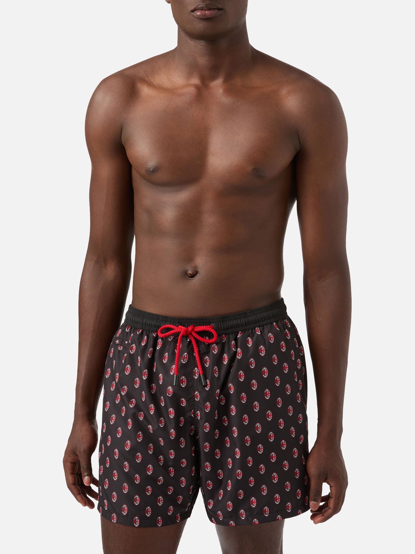 Lighting Micro Fantasy black Milan logo swim shorts | Special Edition