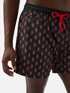 Lighting Micro Fantasy black Milan logo swim shorts | Special Edition