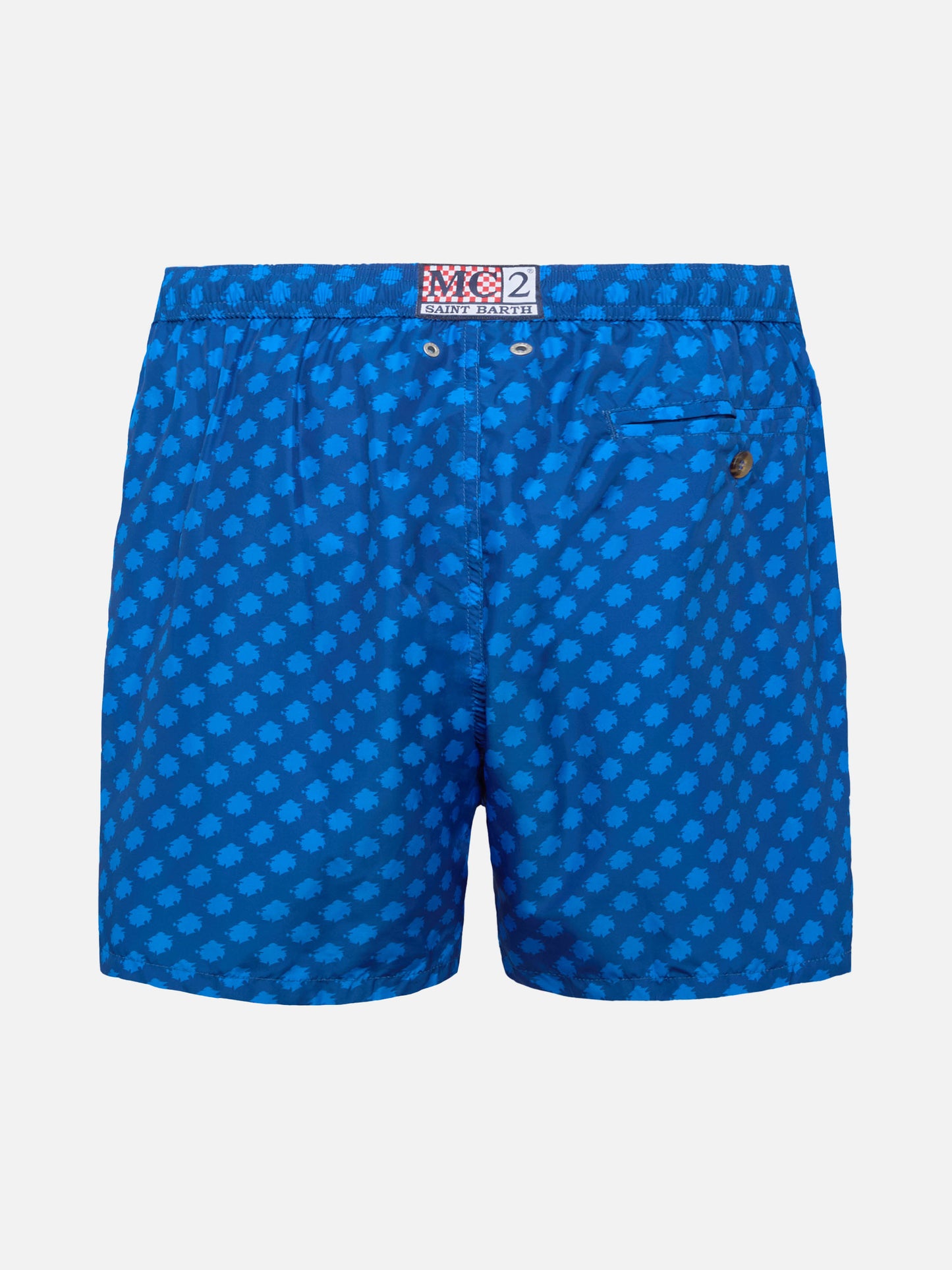 Leichte Badehose aus Lightning-Material mit Sampdoria-Print | UC SAMPDORIA SPECIAL EDITION