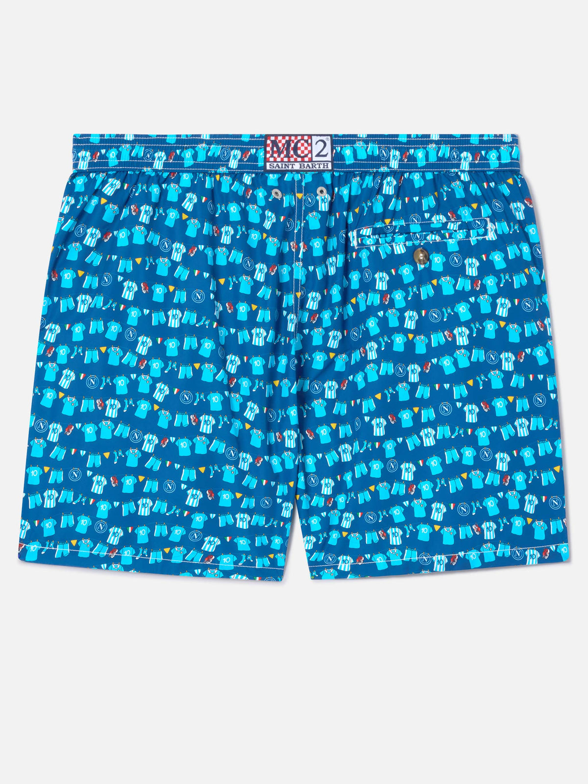 Costume mare Lighting Micro blu navy con stampa SSC Napoli Balconi |  SSC NAPOLI SPECIAL EDITION