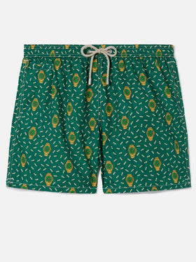 Maillot de bain short Micro Green Lighting avec imprimé all-over rich mayer 