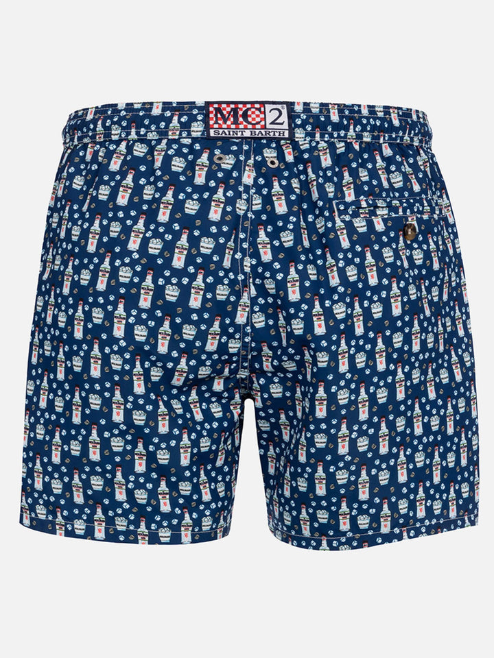 Herren-Badeshorts aus leichtem Stoff Lighting Micro Fantasy mit Sambuca Molinari-Aufdruck| SAMBUCA MOLINARI SONDEREDITION