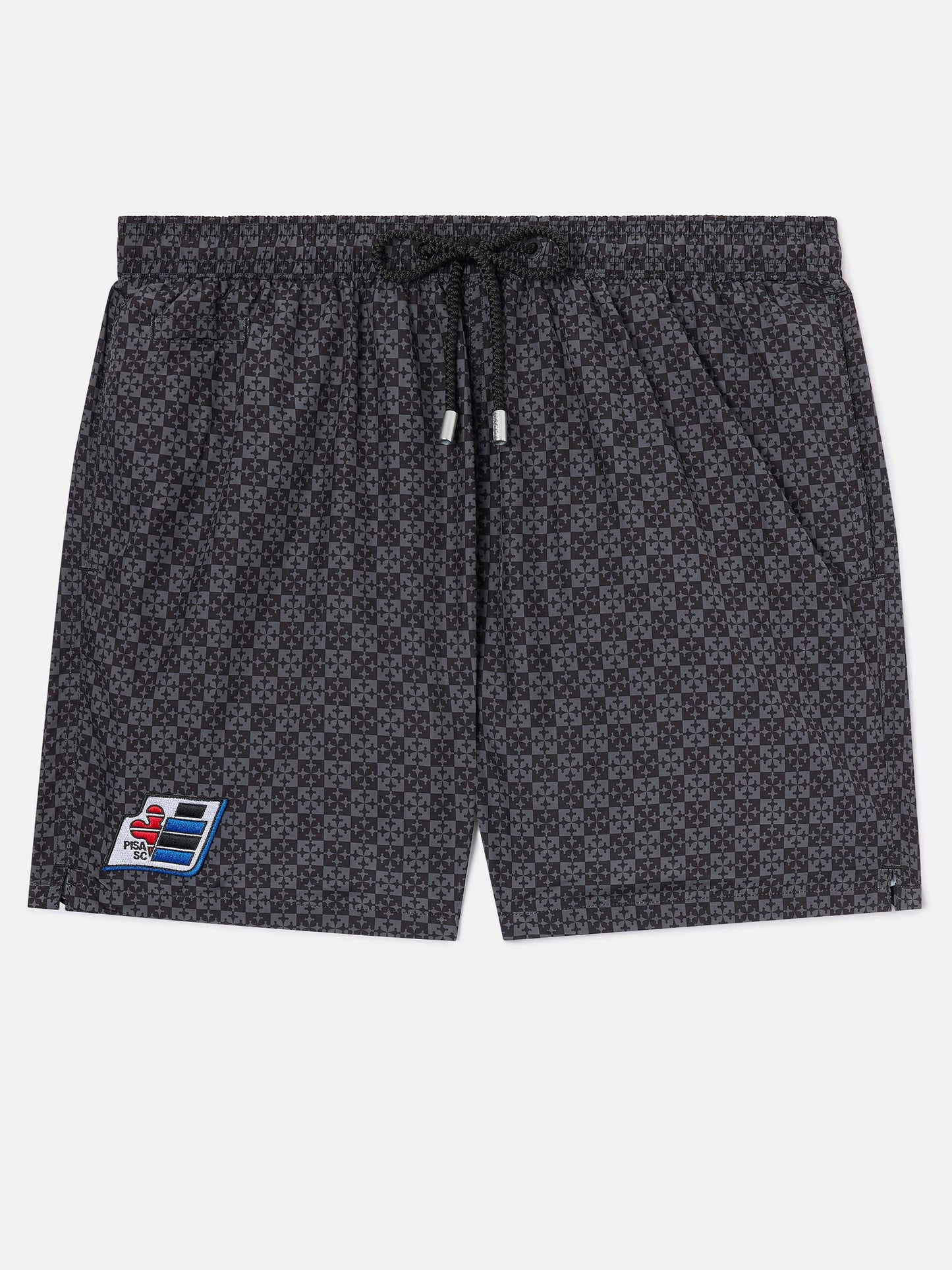 Black Lighting Micro swim shorts with Pisa SC Croce print | PS SC SPECIAL EDITION