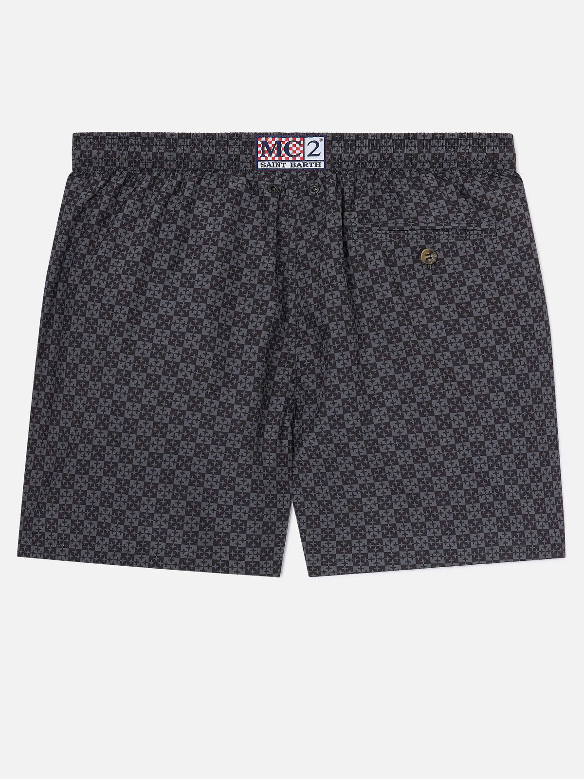 Bañador tipo shorts Black Lighting Micro con estampado Pisa SC Croce | PS SC SPECIAL EDITION 