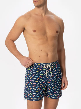Light fabric man swim shorts Superga print | SUPERGA® SPECIAL EDITION - MC2 Saint Barth