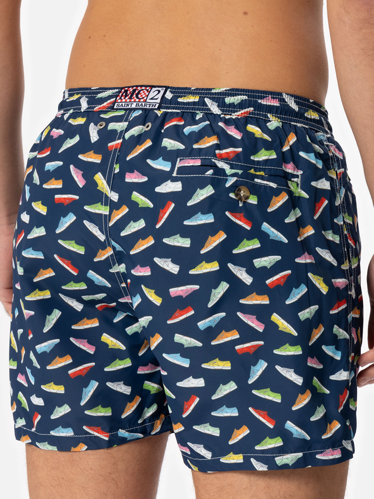 Light fabric man swim shorts Superga print | SUPERGA® SPECIAL EDITION - MC2 Saint Barth