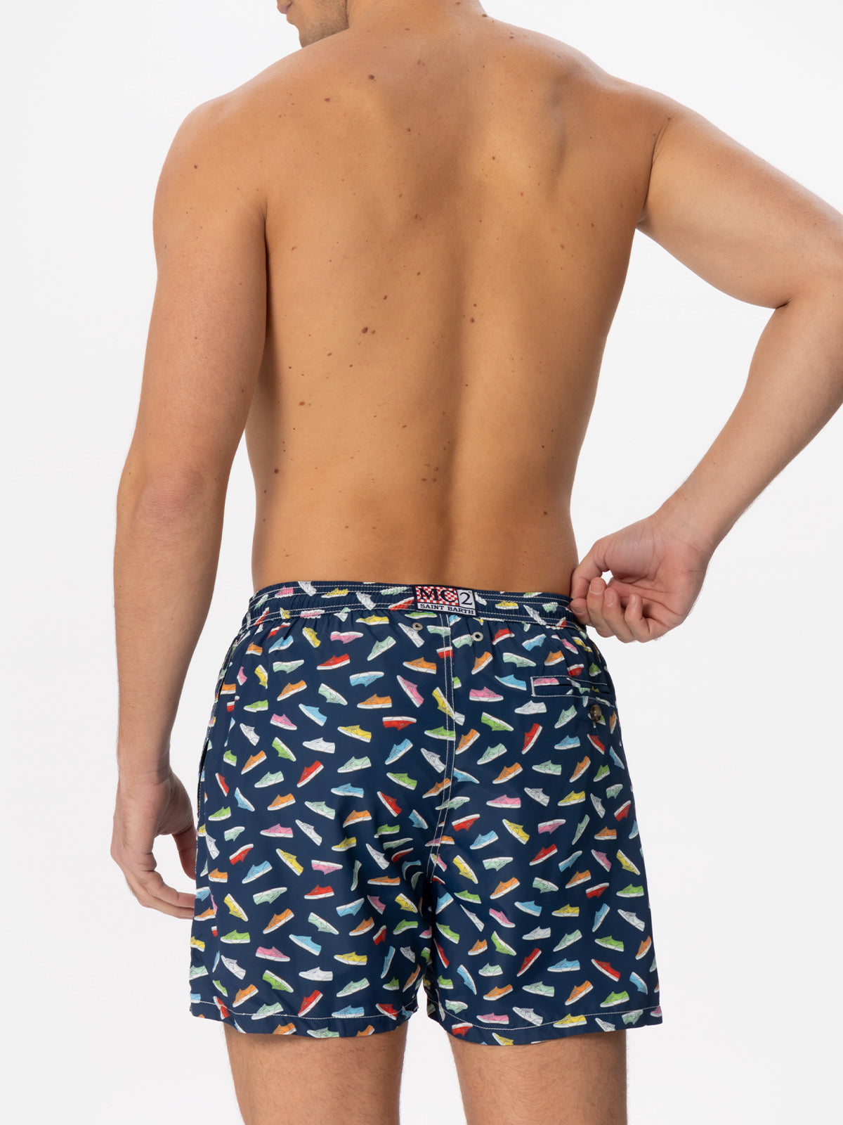 Light fabric man swim shorts Superga print | SUPERGA® SPECIAL EDITION - MC2 Saint Barth