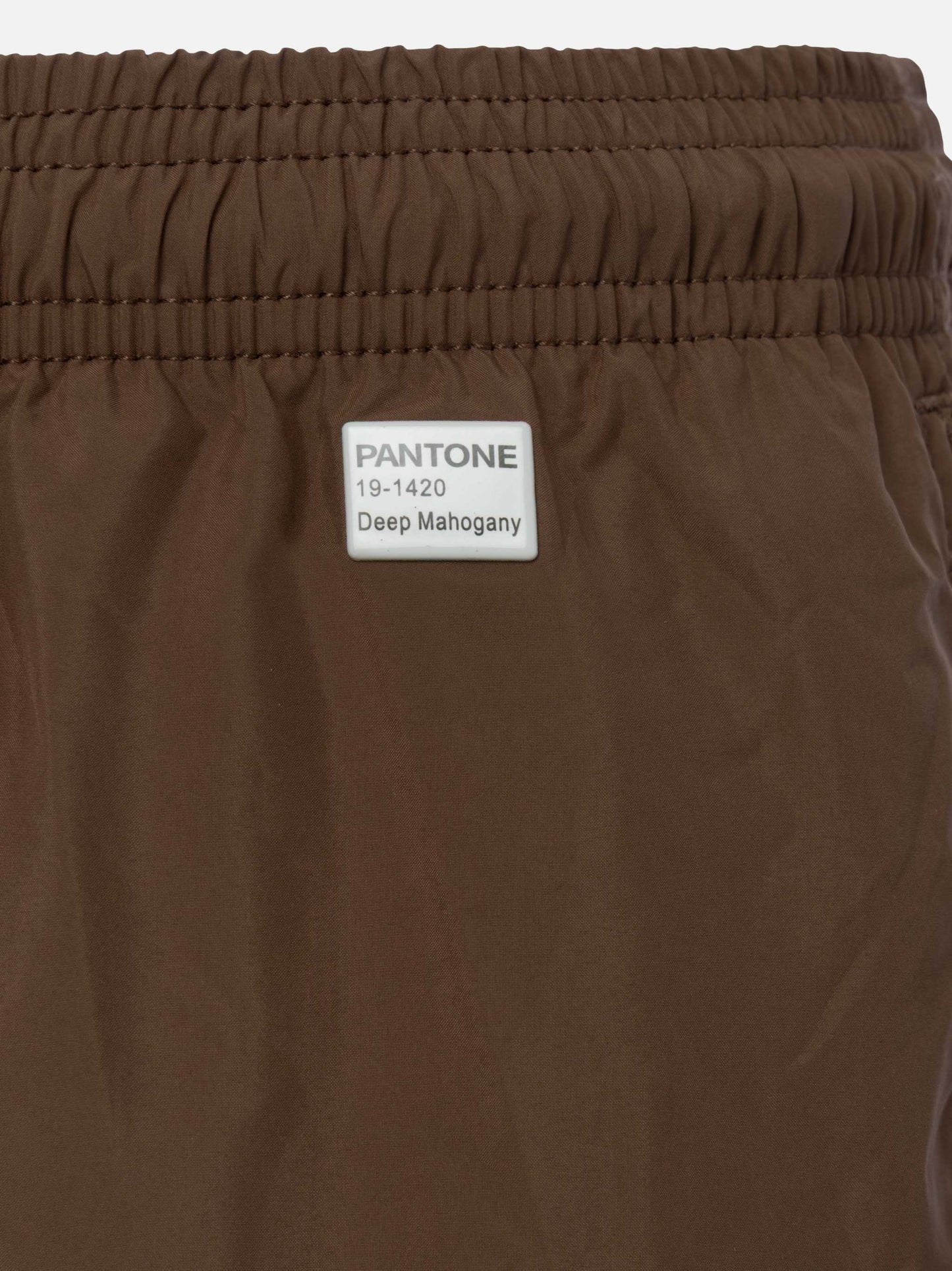 Lightweight fabric brown swim shorts Lighting Pantone | PANTONE® SPECIAL EDITION - MC2 Saint Barth