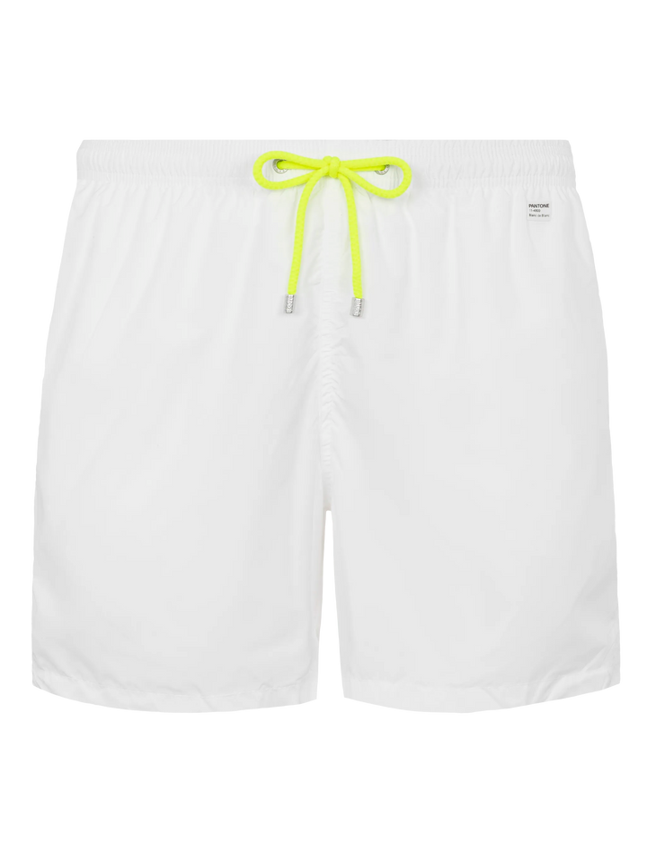 Lightweight fabric white swim shorts Lighting Pantone | PANTONE® SPECIAL EDITION - MC2 Saint Barth