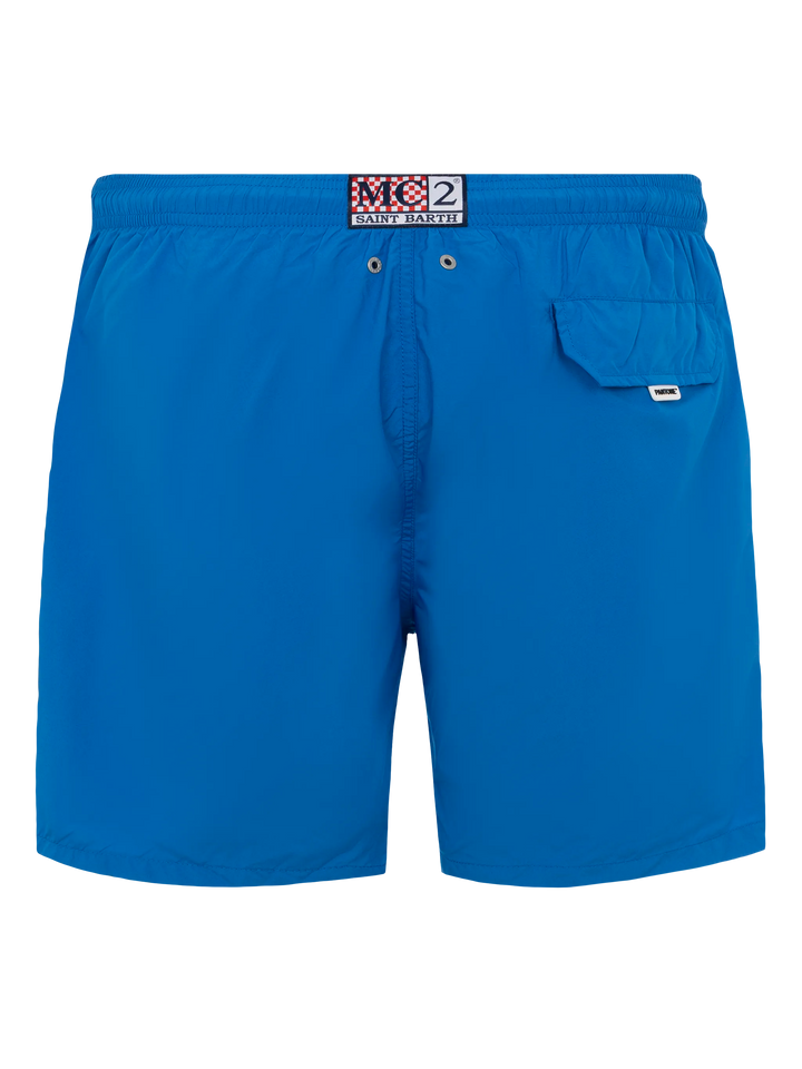 Lightweight fabric bluette swim shorts Lighting Pantone | PANTONE® SPECIAL EDITION - MC2 Saint Barth